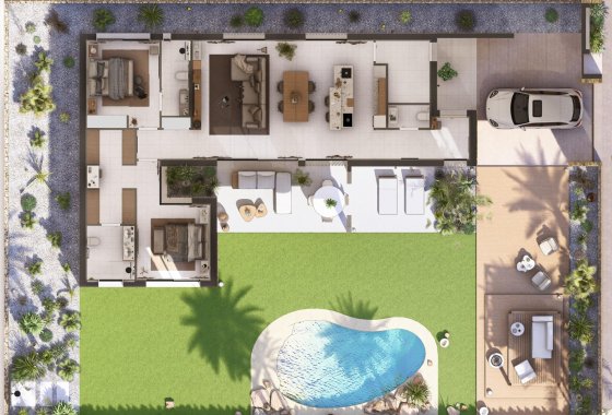 Новое здание - Villa - Baños y Mendigo - Altaona Golf