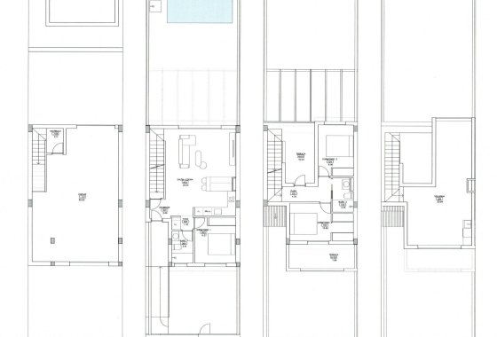New Build - Villa / ikerházfél - Los Alcázares - Serena Golf