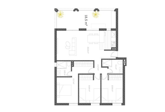 Новое здание - Квартира  - Villajoyosa - Cala Mallaeta
