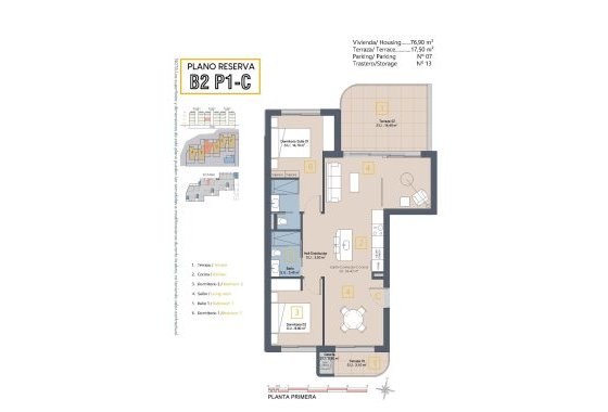 Nieuwbouw  - Appartement  - Los Alcázares - Serena Golf
