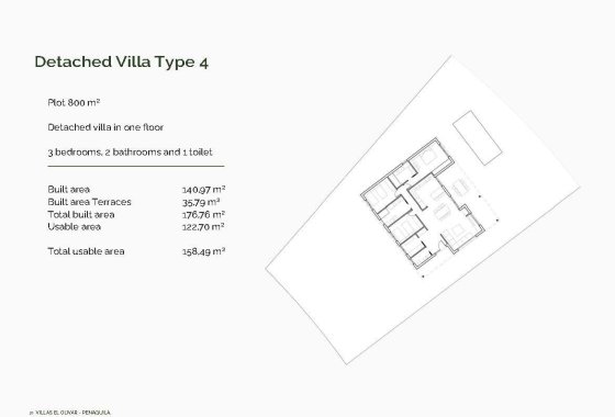 Новое здание - Villa - Penaguila - El Olivar