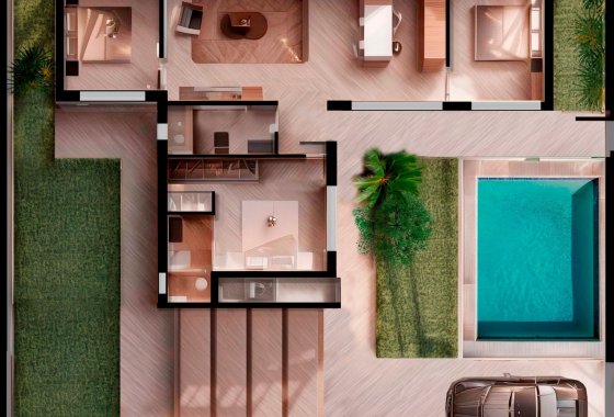 Новое здание - Villa - Torre Pacheco - Roldán