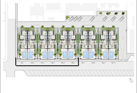Новое здание - Villa - Los Nietos - Los Nietos playa