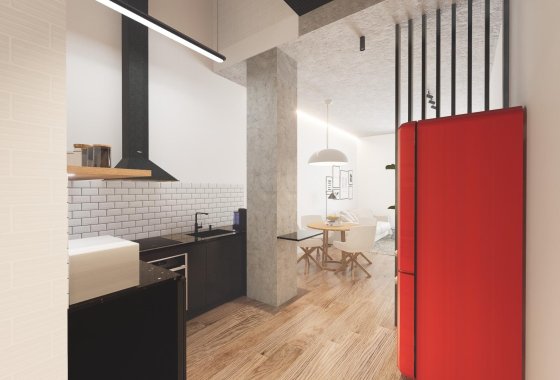 Новое здание - Квартира  - Alicante - Carolinas Bajas