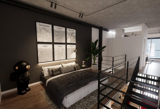 Новое здание - Квартира  - Alicante - Carolinas Bajas