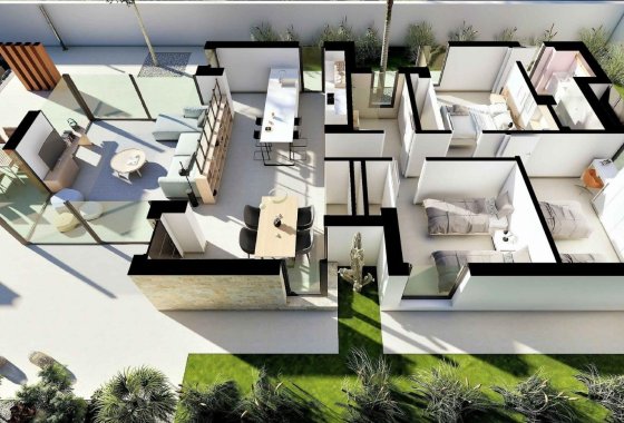 Новое здание - Villa - San Fulgencio - El Oasis