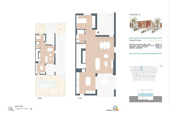 Obra nueva - Villa Adosada - Godella