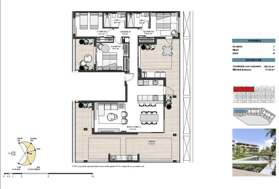 Nouvelle construction - Appartement - Torre Pacheco