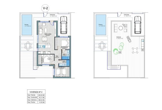 New Build - Semi-detached Villa - Torre Pacheco