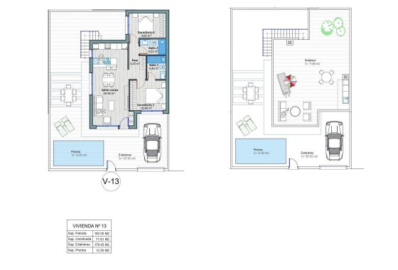 New Build - Semi-detached Villa - Torre Pacheco