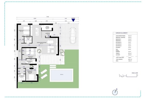 Obra nueva - Villa - Baños y Mendigo - Altaona Golf