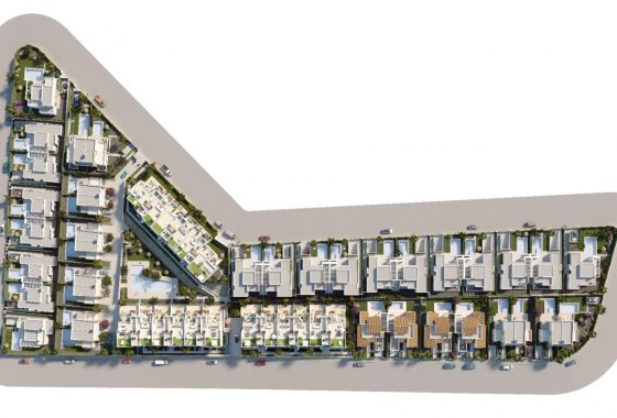 Nieuwbouw Woningen - Halfvrijstaand Villa - Algorfa