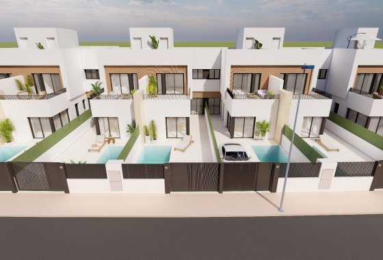 New Build - Villa / ikerházfél - Santiago de la Ribera