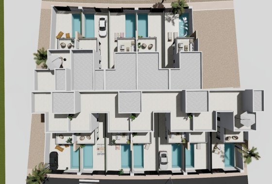 New Build - Villa / ikerházfél - Santiago de la Ribera