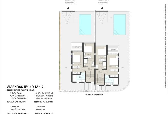 New Build - Villa / ikerházfél - Pilar de la Horadada