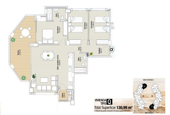 New Build - Apartman - La Manga  - La Manga del Mar Menor