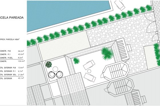 Obra nueva - Villa Adosada - San Fulgencio