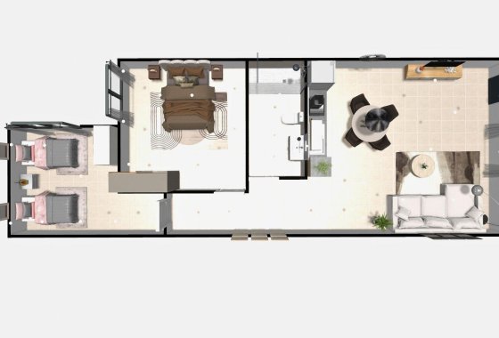 New Build - Apartment  - Hondón de las Nieves