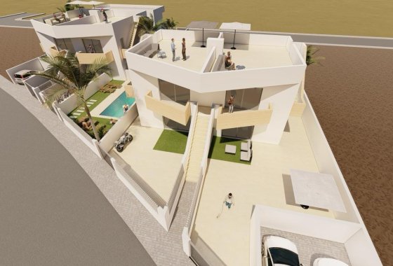 New Build - Semi-detached Villa - Mazarrón - Puerto de Mazarron