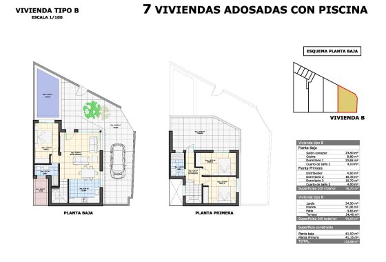 New Build - Villa / ikerházfél - Pilar de la Horadada