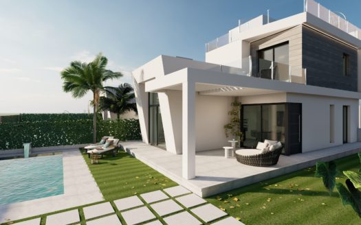 Villas con vistas a la montaña en Finestrat