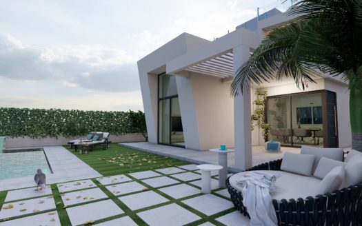 Villas con vistas a la montaña en Finestrat